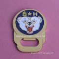 Engraved Bear Soft Enamel Metal Beer Bottle Opener